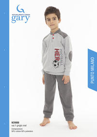 PIGIAMA BAMBINO M/L N20088 Tellini S.r.l. Ingrosso Abbigliamento